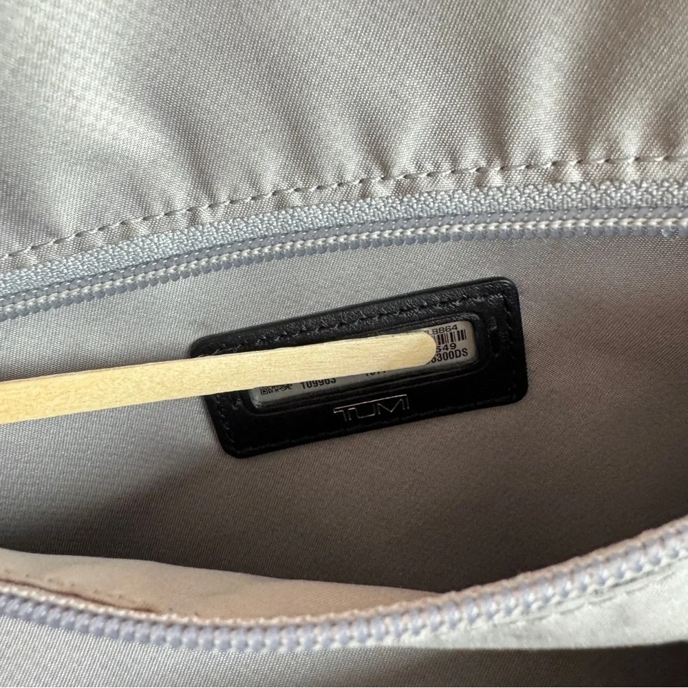 Tumi Carson Backpack, Black w/Silver Hardware - Picture 6 of 12